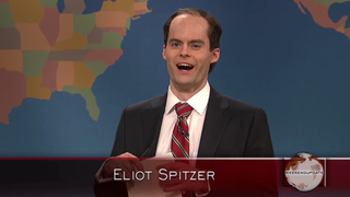 Playing Eliot Spitzer on <i>SNL</i> made Bill Hader sick for a week
